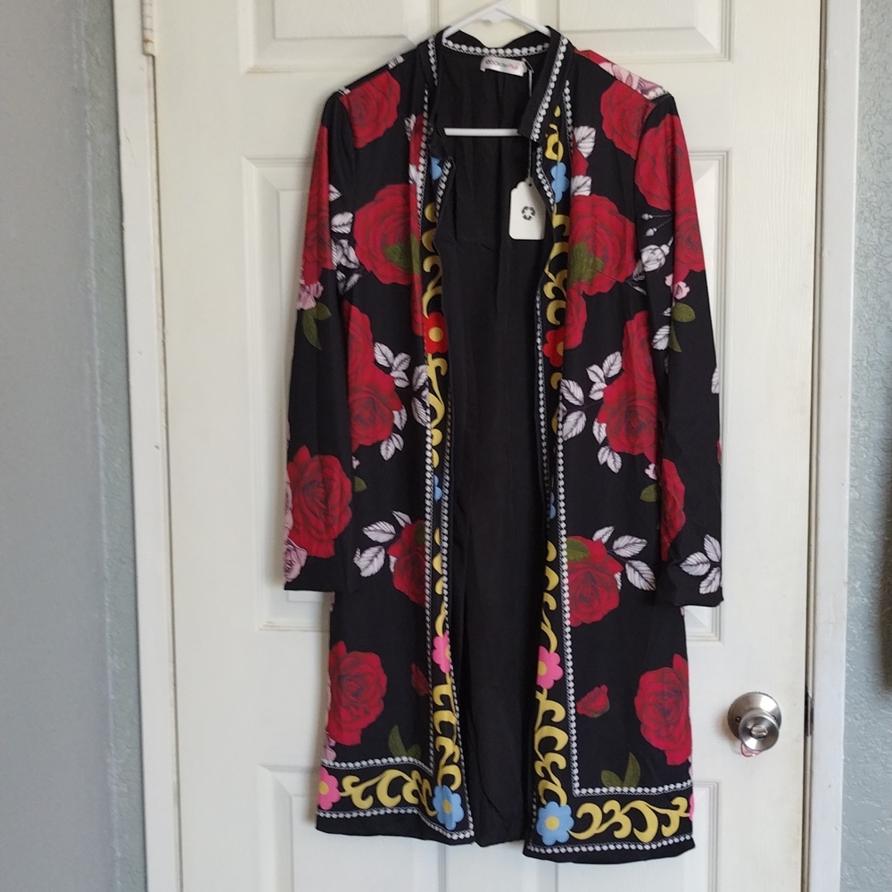 Order plus medium open cardigan with pockets